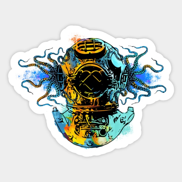 Under the Sea Sticker by DavidLoblaw